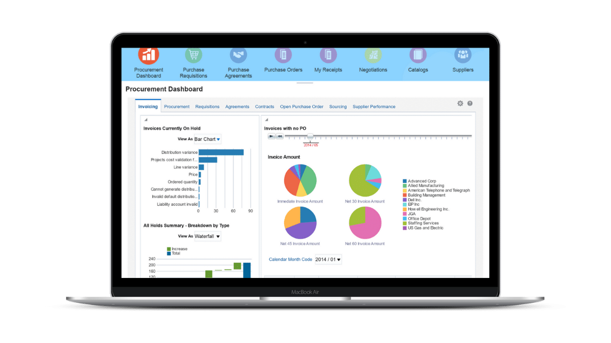 Oracle Software Screenshot