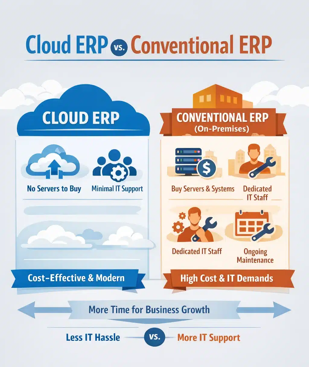 Cloud ERP vs Conventional ERP