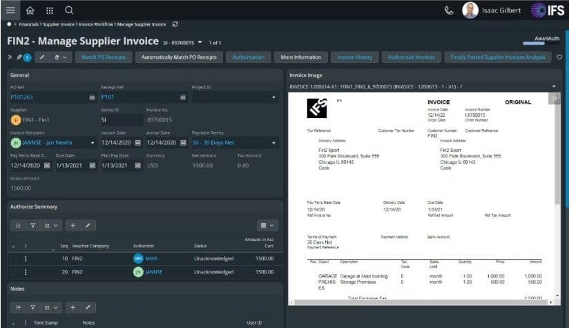 Food Manufacturing Software IFS (https://solutionsreview.com/enterprise-resource-planning/the-best-food-manufacturing-erp-solutions/)