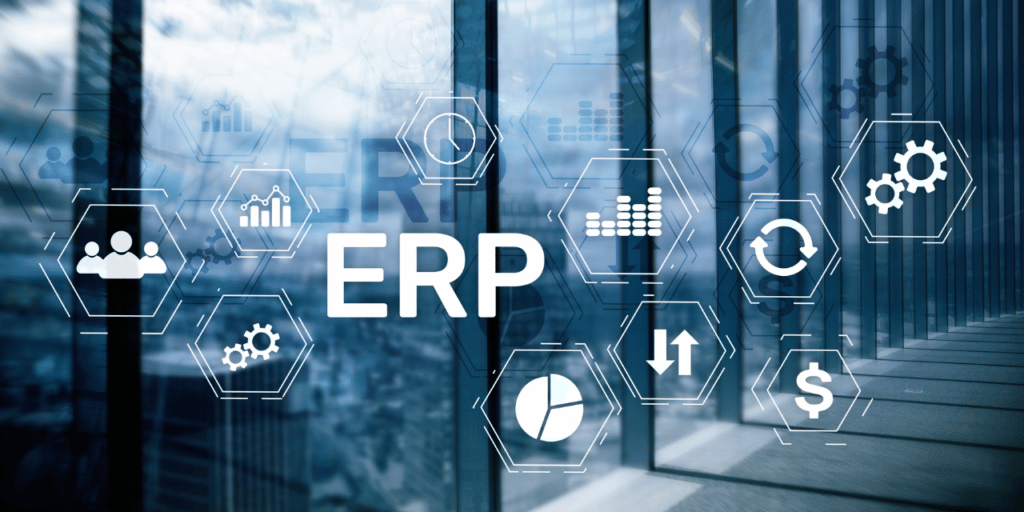 ERP software illustration