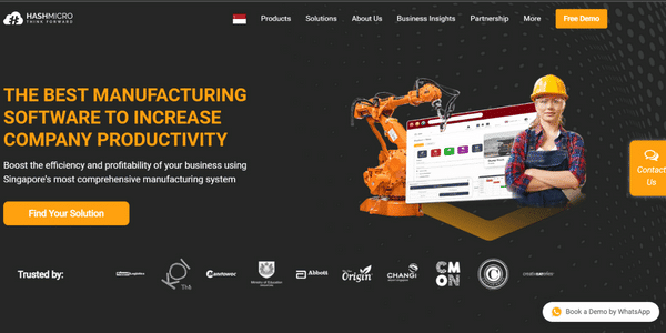 Industrial Manufacturing Solutions from HashMicro