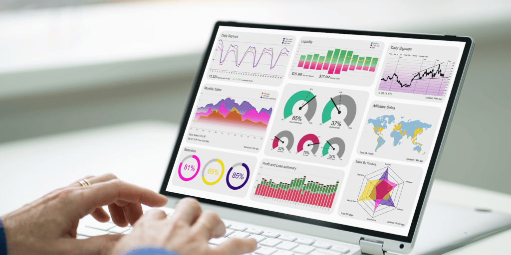 customized ERP software dashboard