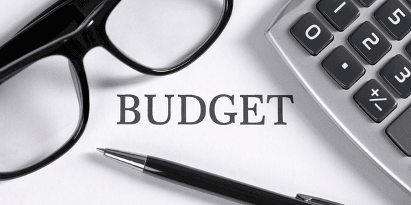 Top-down budget entry feature in business budgeting software