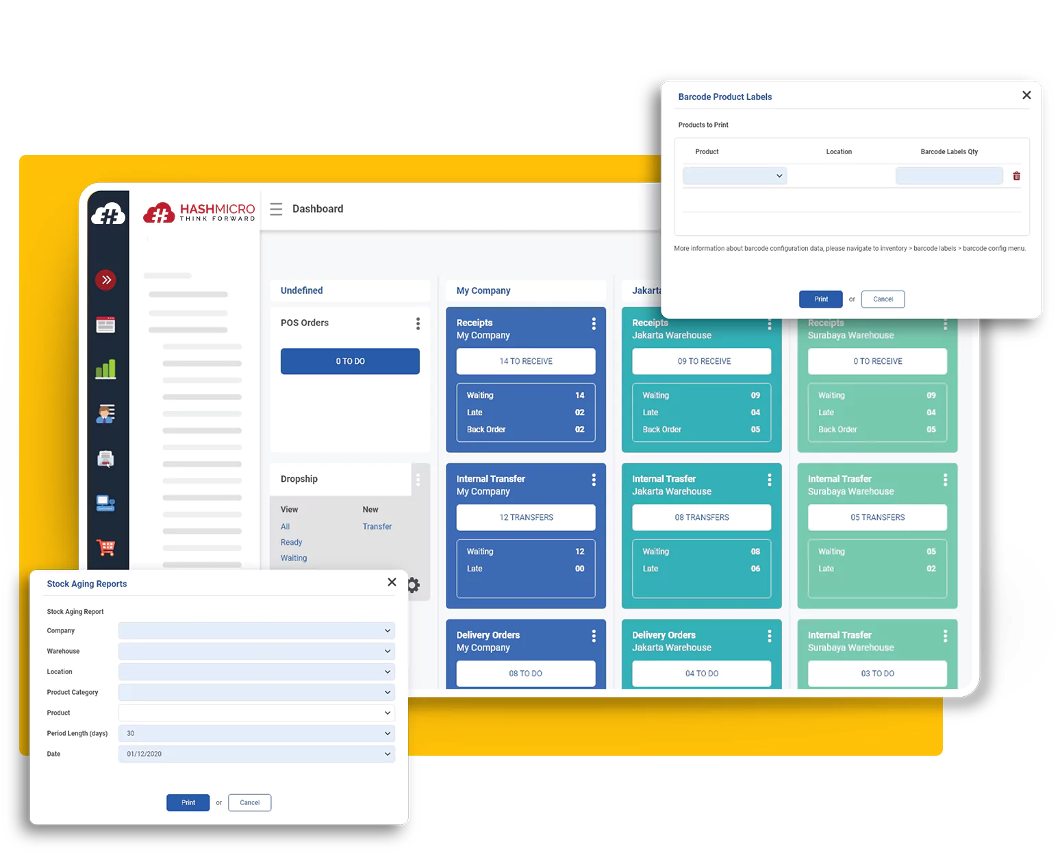 HashMicro inventory software can help aviation company to manage and simplify asset and inventories with ease in an automated way