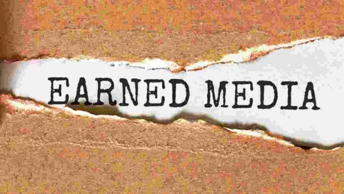 what is earned media