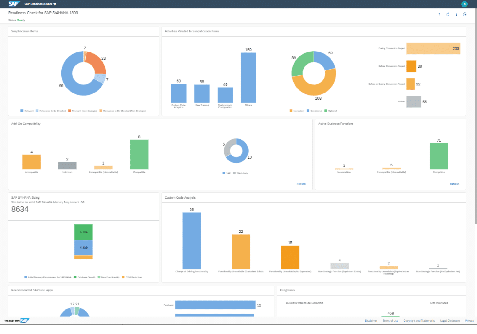 SAP S/4 HANA erp software