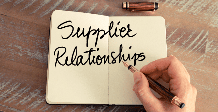 managing supplier relationships