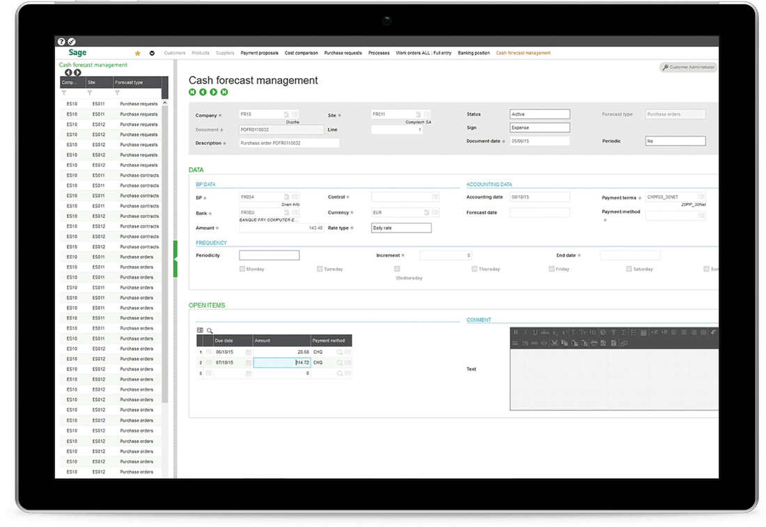 Sage cloud based procurement software