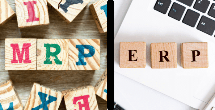 mrp vs erp