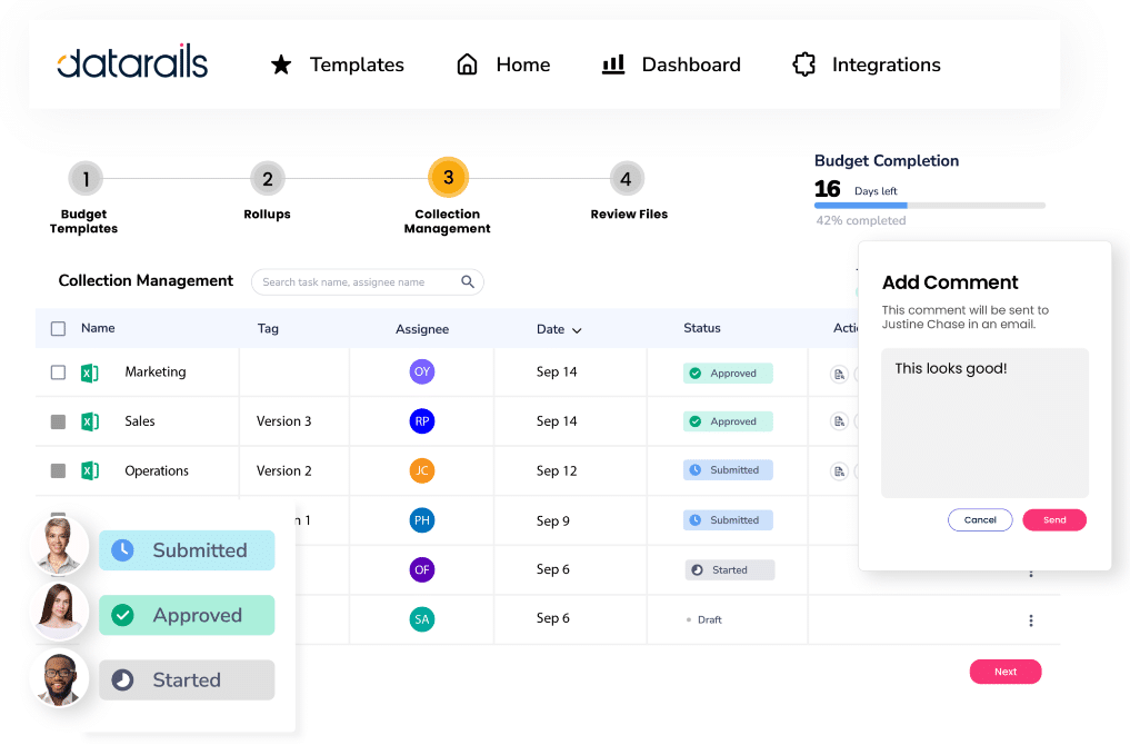 Datarails CPM Software
