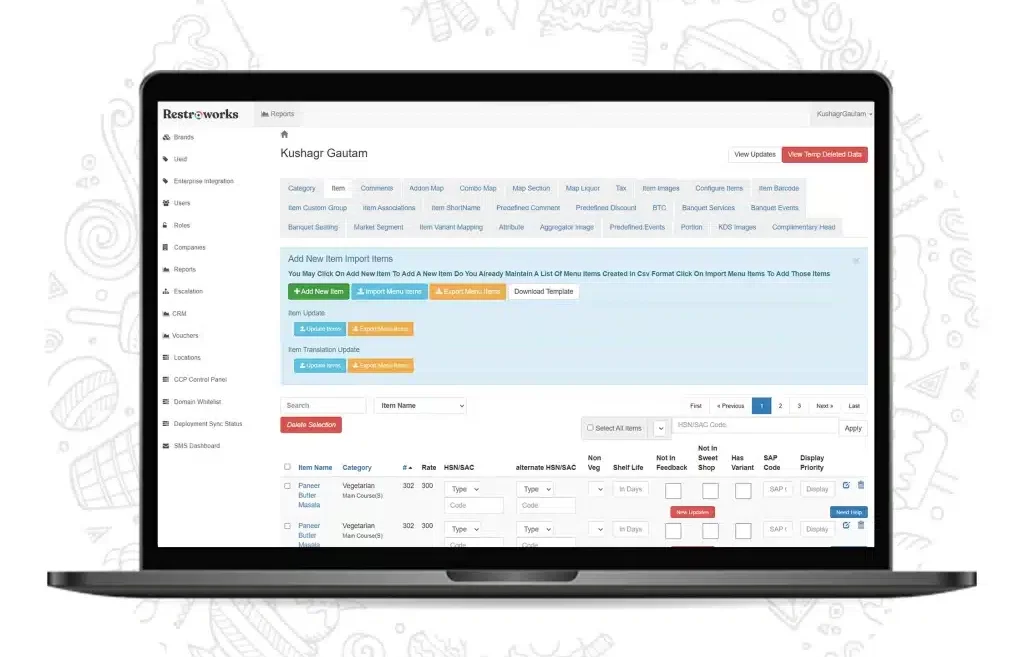 Restaurant Management Software