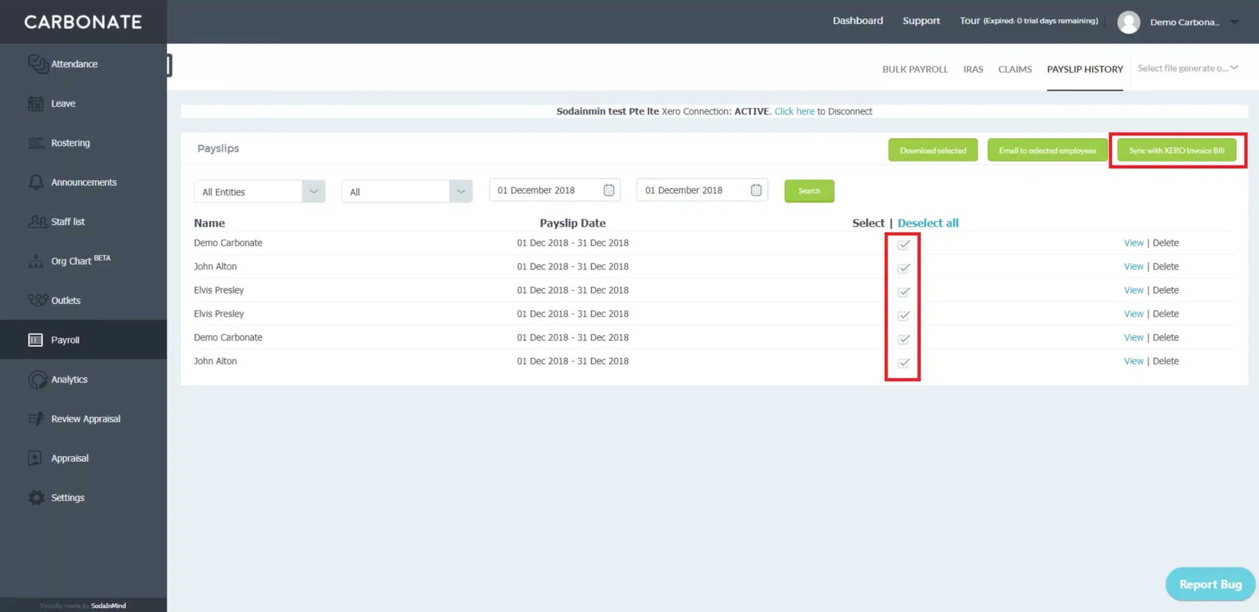 Carbonate HR Software Singapore