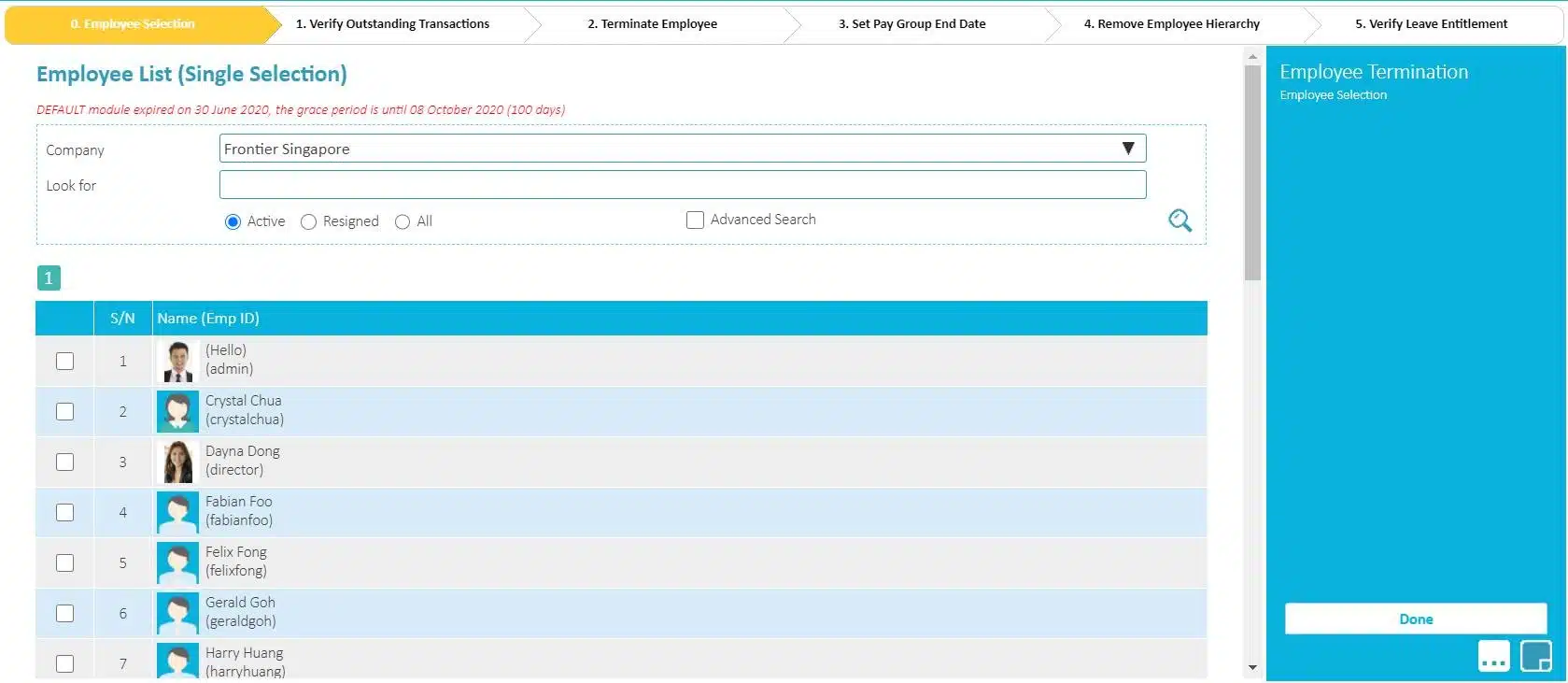 Frontier e-HR HR Software