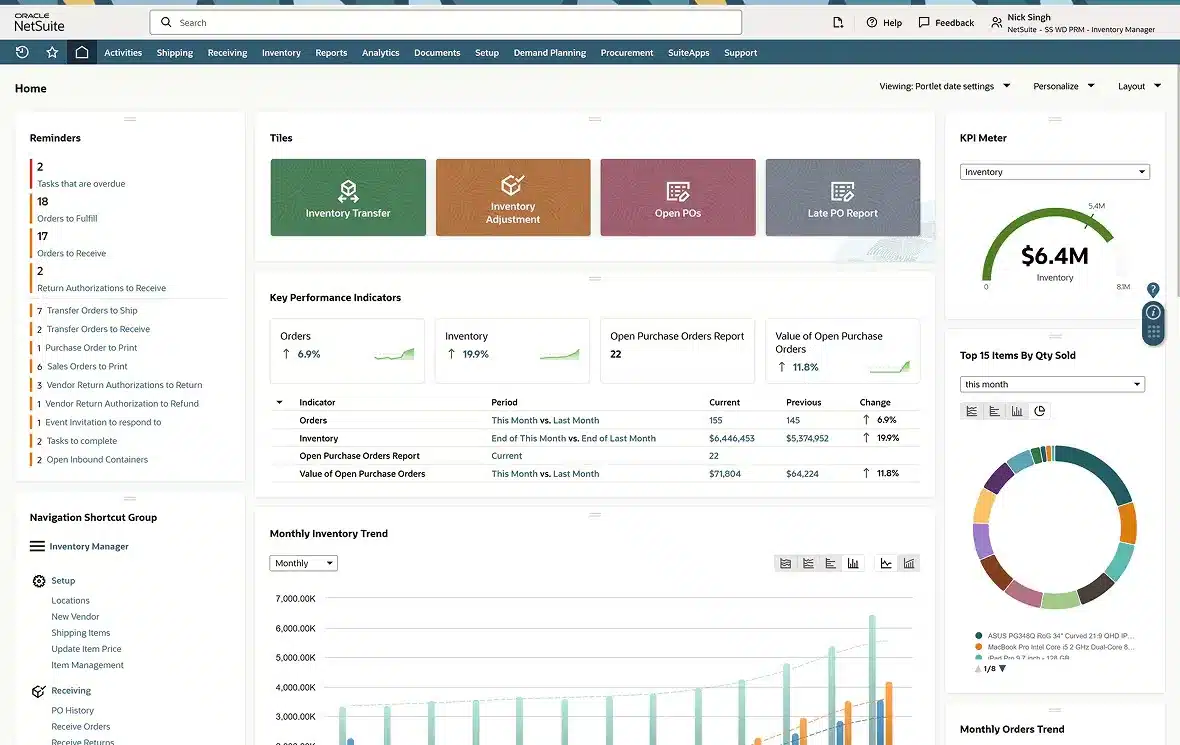 netsuite inventory management startups