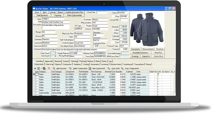 fashion erp software