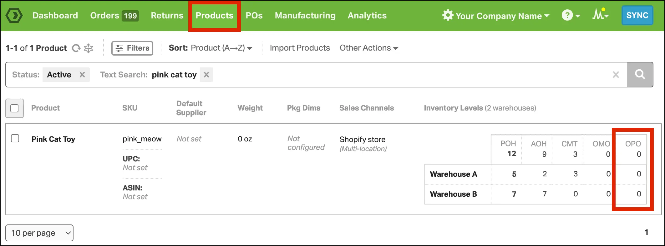 ordoro inventory software