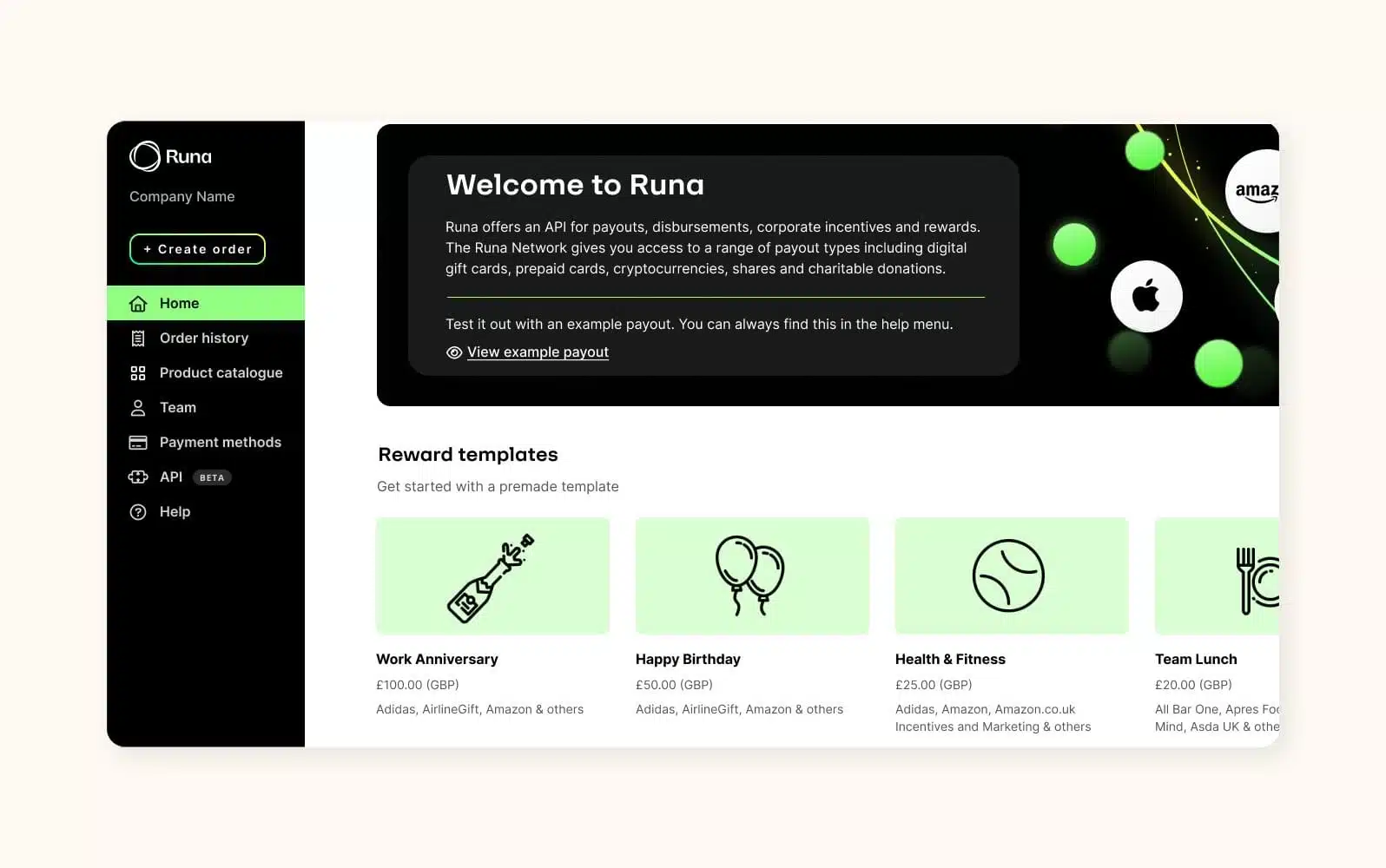 Runa Customer Loyalty Program Software