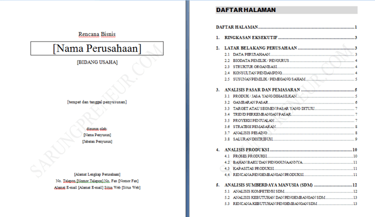 apa saja kegunaan business plan