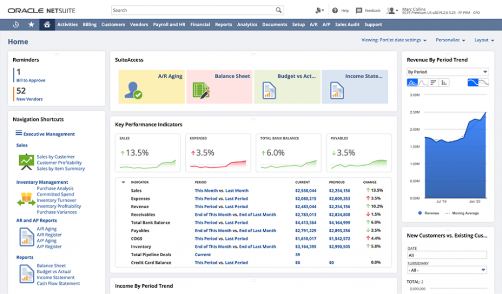 ERP dari Oracle, salah satu ERP yang tersedia saat ini di Indonesia (https://www.oracle.com/id/)