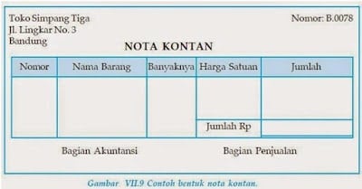 nota kontan