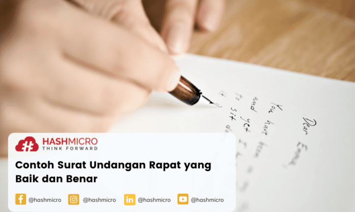 Contoh surat undangan rapat yang baik dan benar