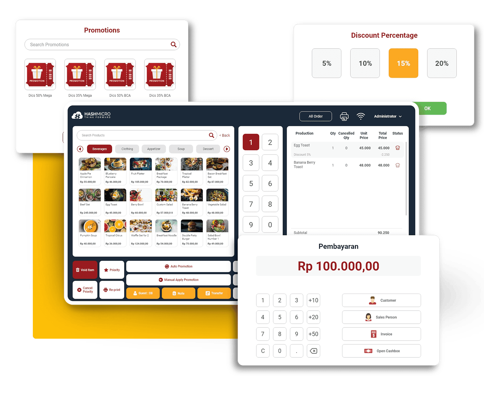 Software POS Restoran HashMicro untuk Maksimalkan Bisnis Restoran