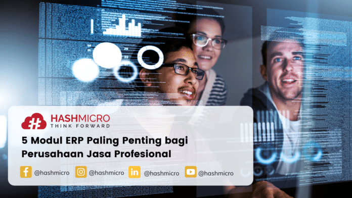 modul ERP untuk perusahaan jasa