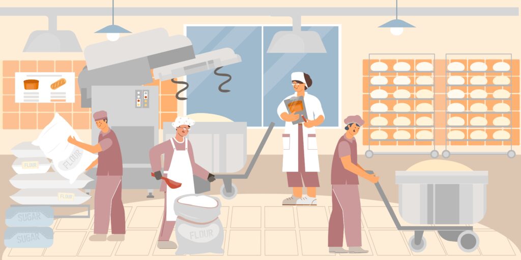 Proses produksi dalam industri makanan
