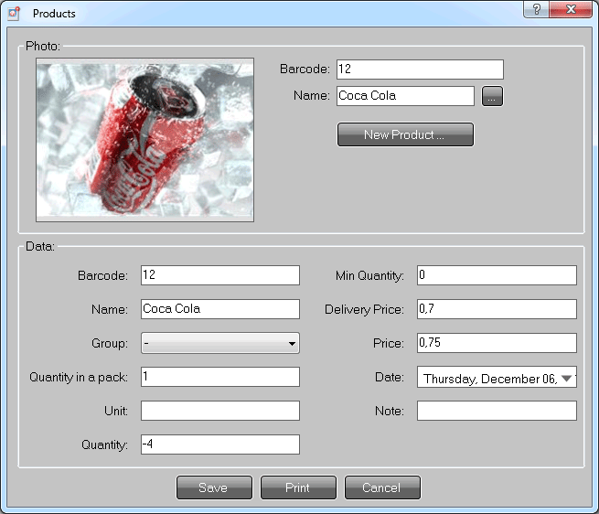 Contoh Aplikasi Stok Barang dari Vladovsoft Sklad (https://www.vladovsoft.com/warehouse-management-software)