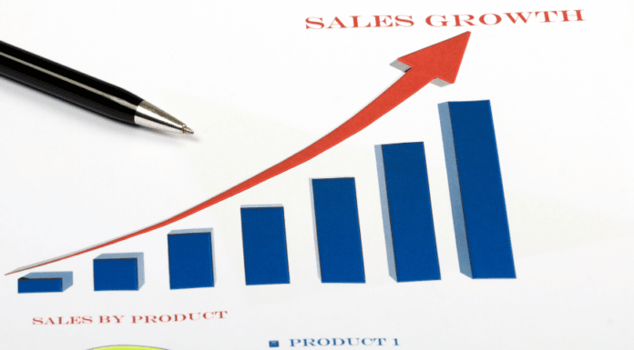 sales growth positive dalam suatu perusahaan