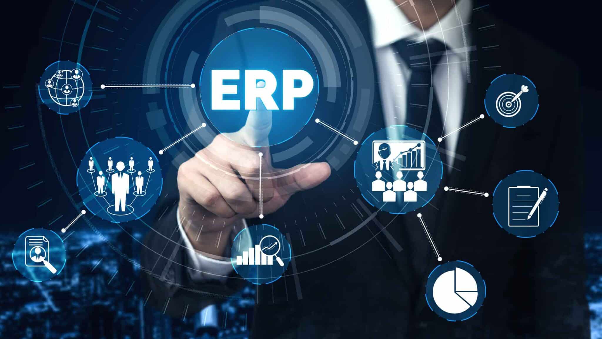 implementasi sistem ERP (https://www.neliti.com/id/publications/243209/enterprise-resource-planning-erp-solusi-sistem-informasi-terintegrasi)