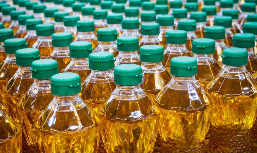 tingginya hasil produksi untuk ekspor minyak goreng