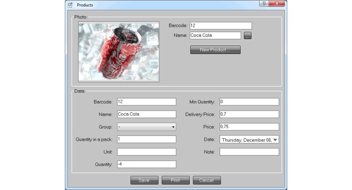 Aplikasi inventory Valodovsoft Sklad