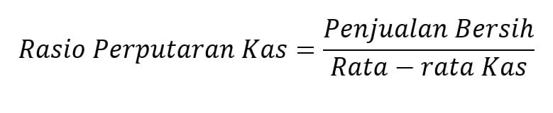cara menghitung rasio perputaran kas