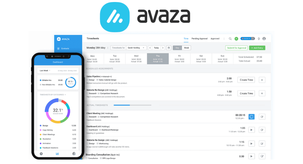 avaza aplikasi absensi karyawan