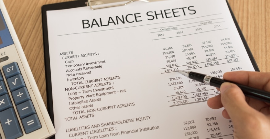 Komponen Laporan Keuangan Balance Sheet atau Neraca