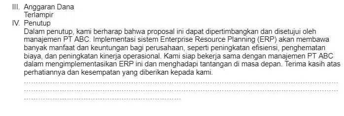 struktur proposal erp