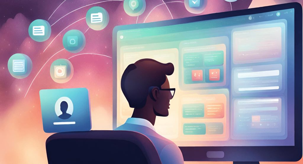 Ilustrasi cara kerja CRM dalam mengelola hubungan pelanggan