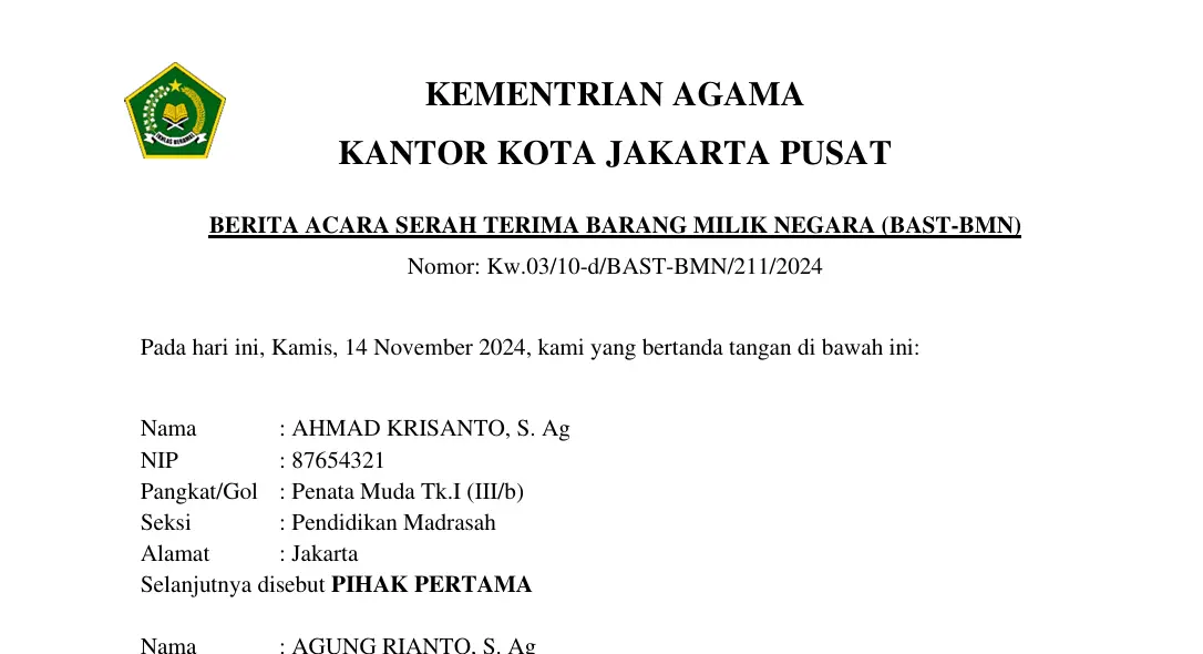 Surat-Serah-Terima-Inventaris-Kantor-Milik-Negara