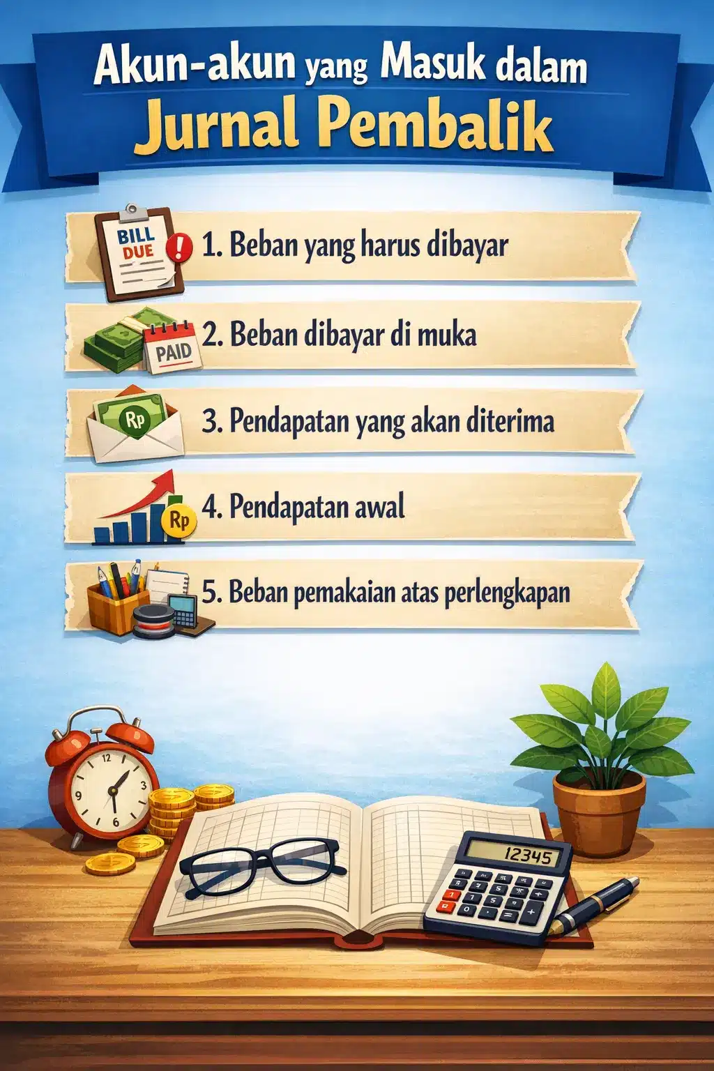 Akun-akun yang Masuk dalam Jurnal Pembalik