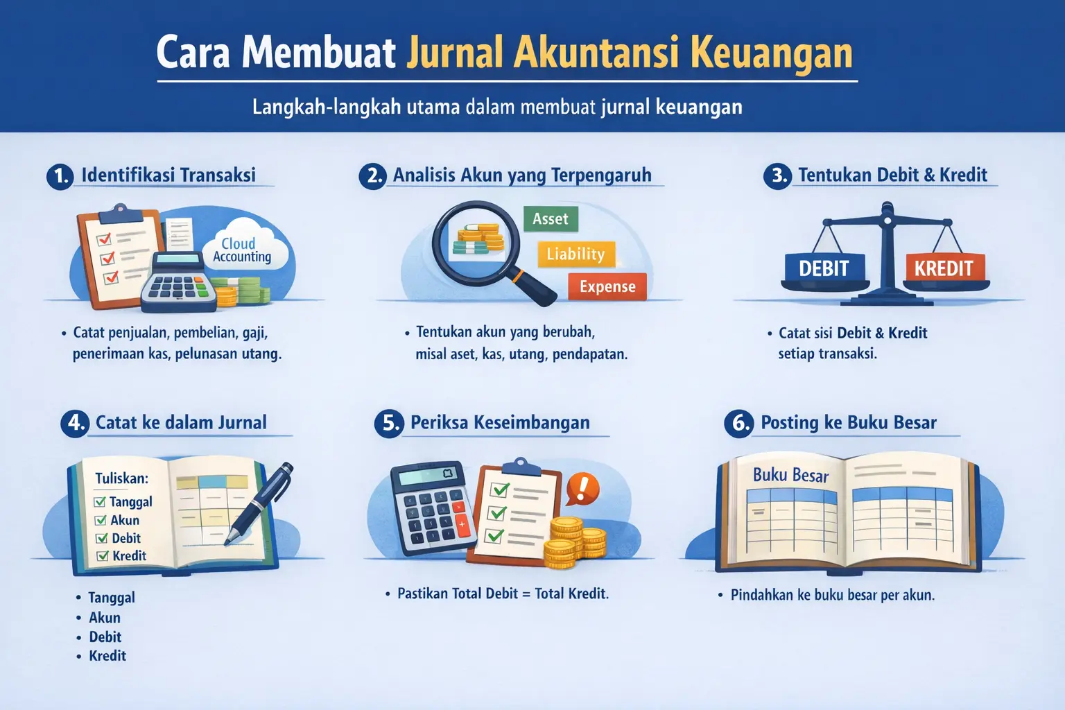 Cara Membuat Jurnal Akuntansi Keuangan
