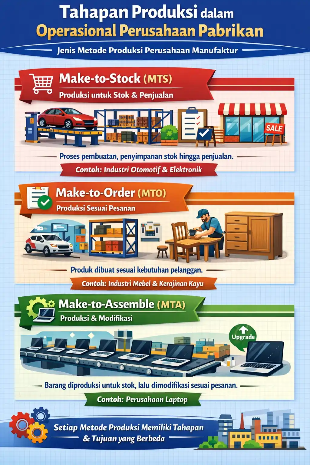 Tahapan Produksi dalam Operasional Perusahaan Pabrikan