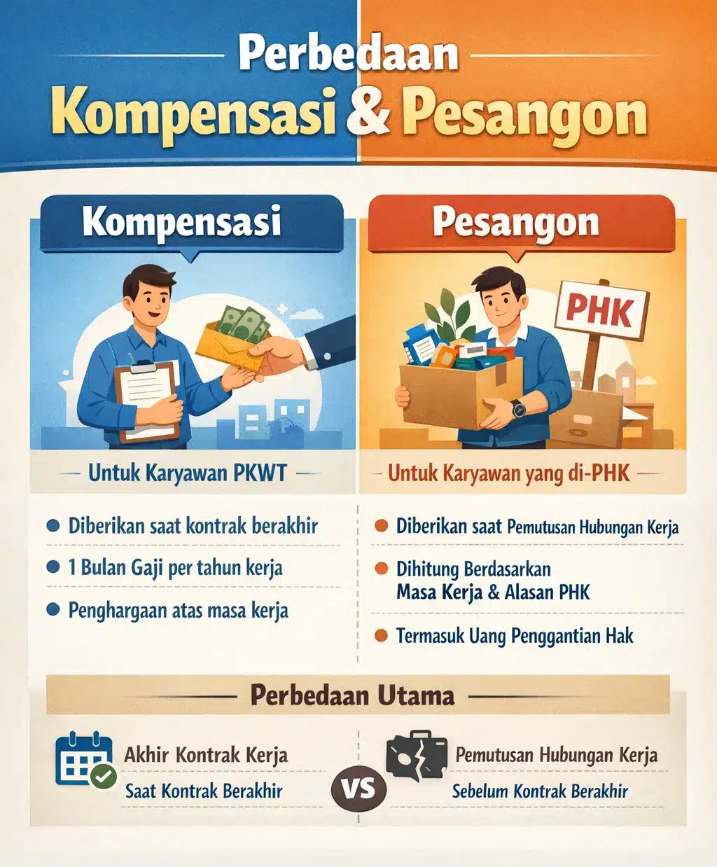 Apa-Perbedaan-Kompensasi-dengan-Pesangon-infografis