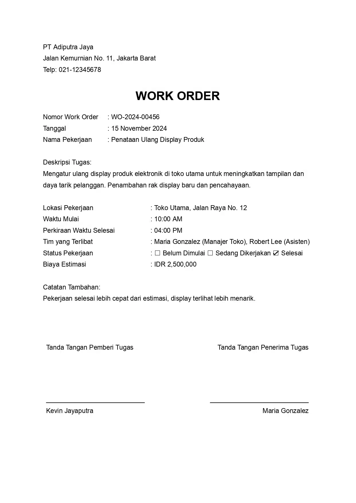 WOF Industri Manufaktur