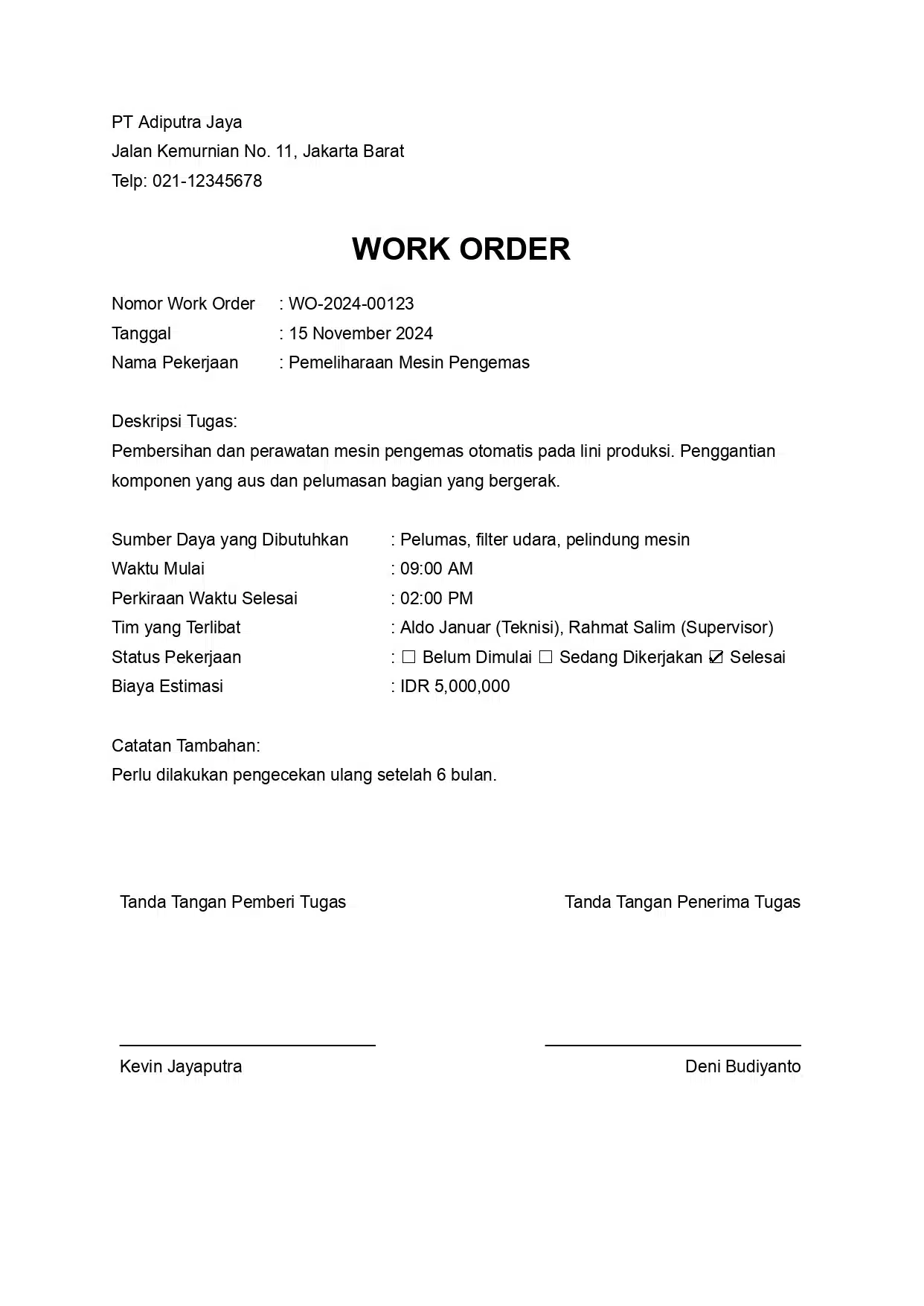 WOF Industri Retail