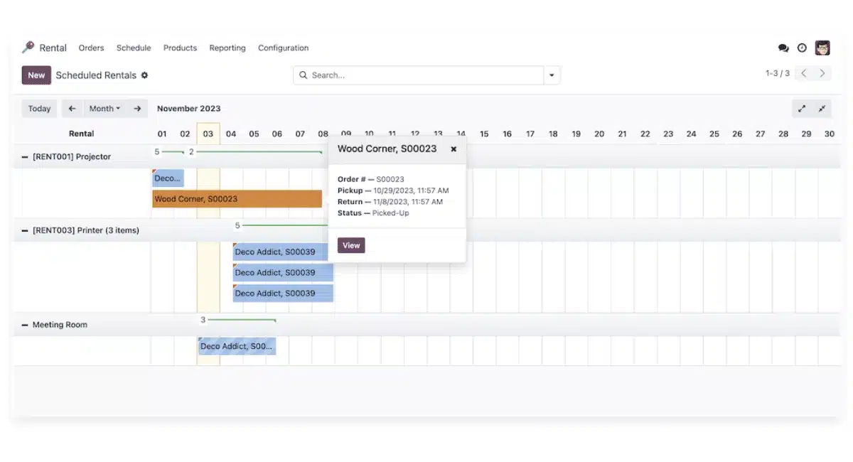 Aplikasi Alat Berat Odoo