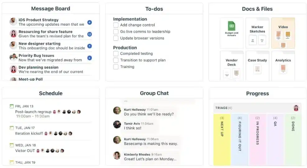 Basecamp Project Management Software
