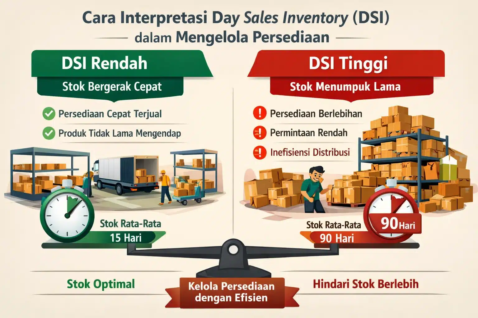 Cara Interpretasi Day Sales Inventory (DSI) dalam Mengelola Persediaan