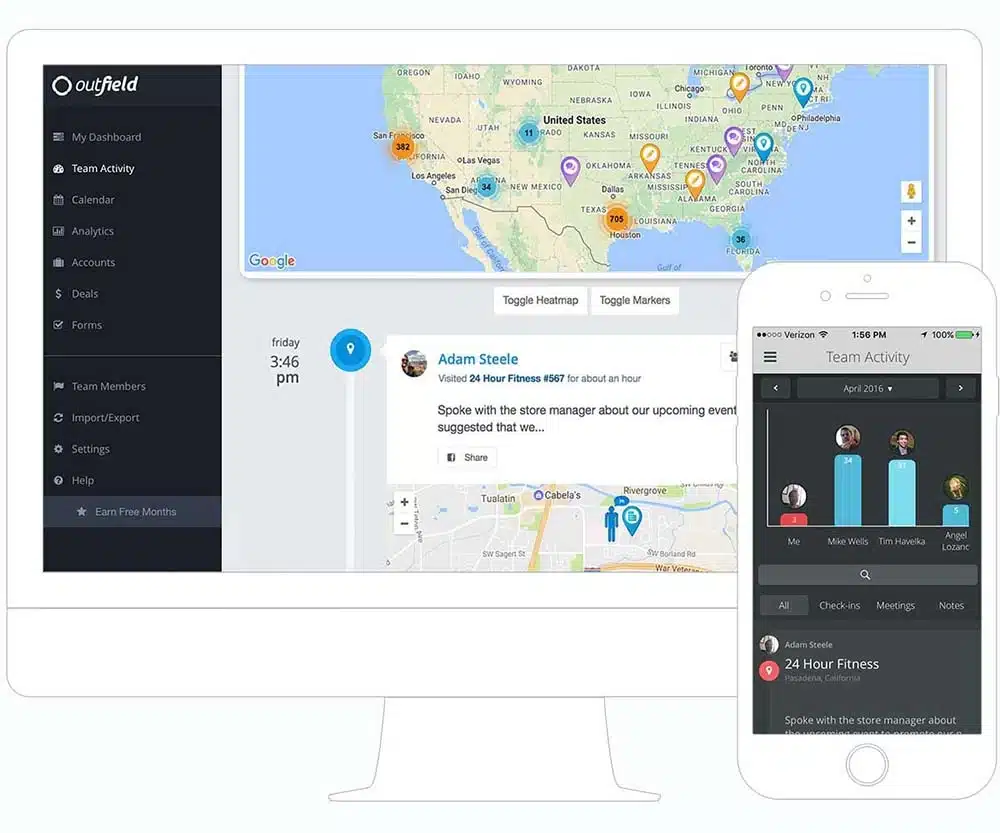 aplikasi sales lapangan Outfield 