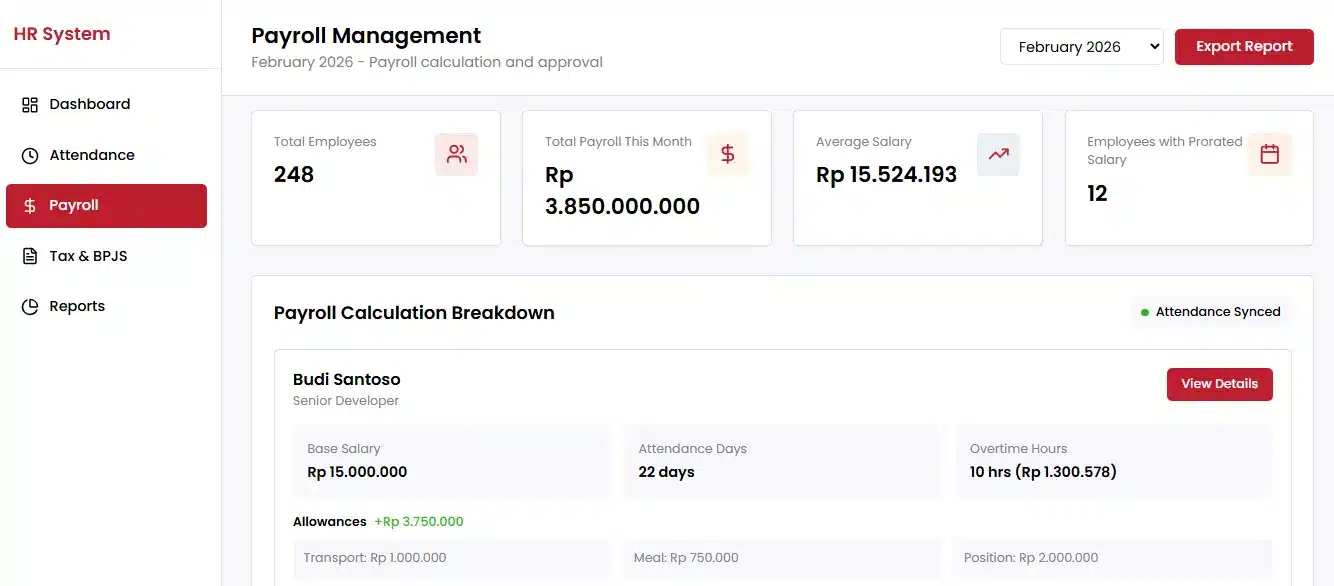 cara menghitung gaji